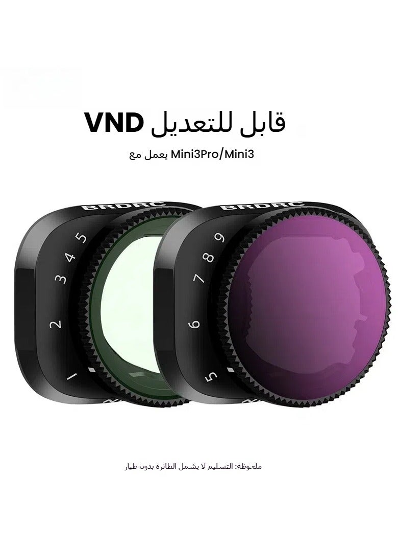 general For DJI MINI 3 PRO filter MINI 3 ND Dimmer Adjustable filter kit accessories  - Image 1