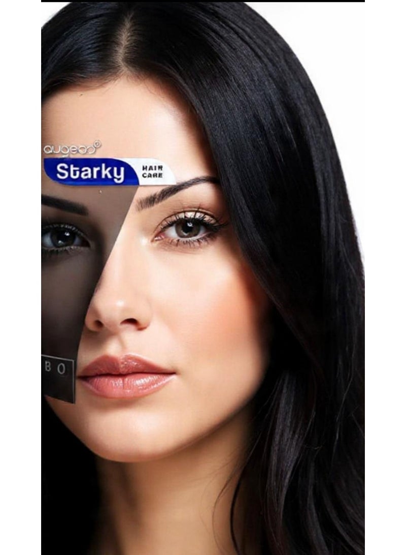 Starky Herbal Hair Dye Shampoo 3 in1 Black Color B01 250ml - Image 3