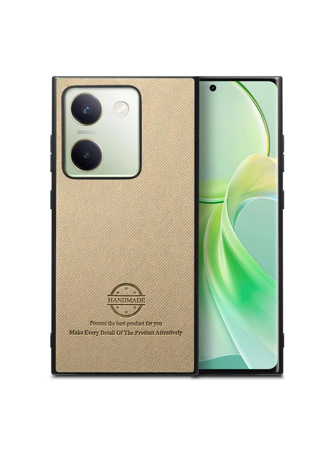 erorex Case For vivo Y300+ Twill Fabric Leather Skin Back Phone Case - Image 1