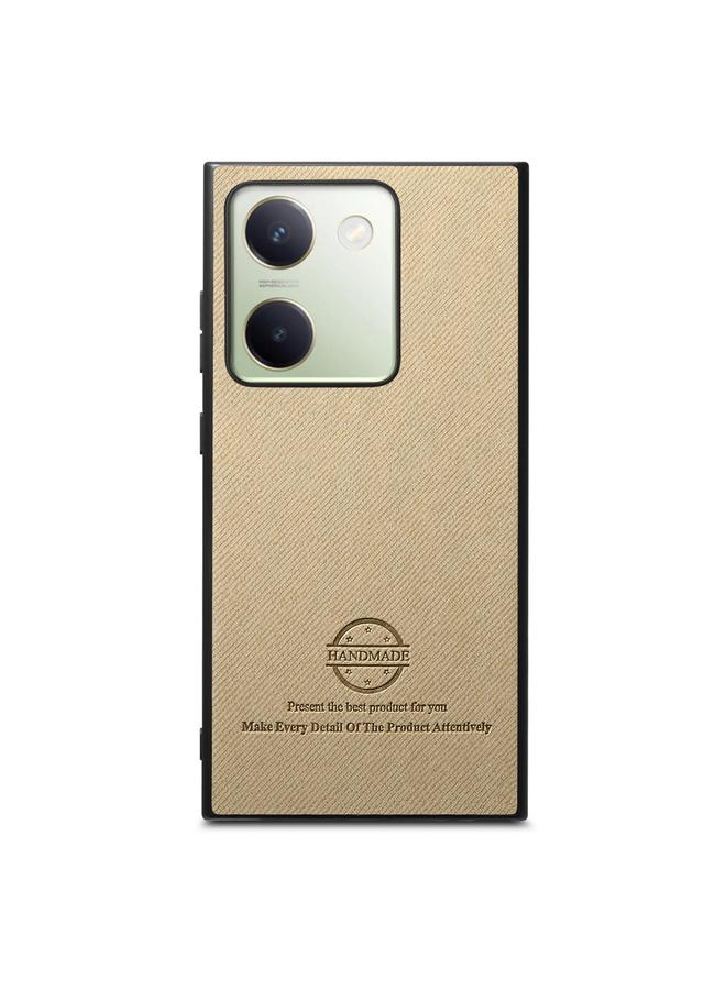 erorex Case For vivo Y300+ Twill Fabric Leather Skin Back Phone Case - Image 2