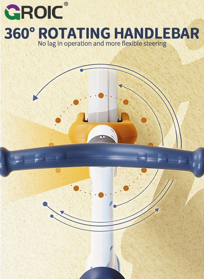 GROIC Toddler Balance Bike Toys for Kids, Adjustable Seat and Handlebar No-Pedal Training Bike, Children's Balance Training Bicycle, Kids Balance Bike Children Outdoor Toys - Image 5