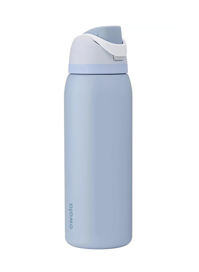 Owala - 32 Oz. Owala FreeSip Stainless Steel Water Bottle in Sea Salt - Image 1