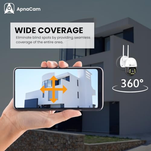 ApnaCam 4G Sim Based Pan & Tilt Zoom CCTV Camera| Outdoor,Weatherproof, 2Way Talk, Motion Detect |Security Camera USE for Home,Office, Construction Side, ETC - Image 5