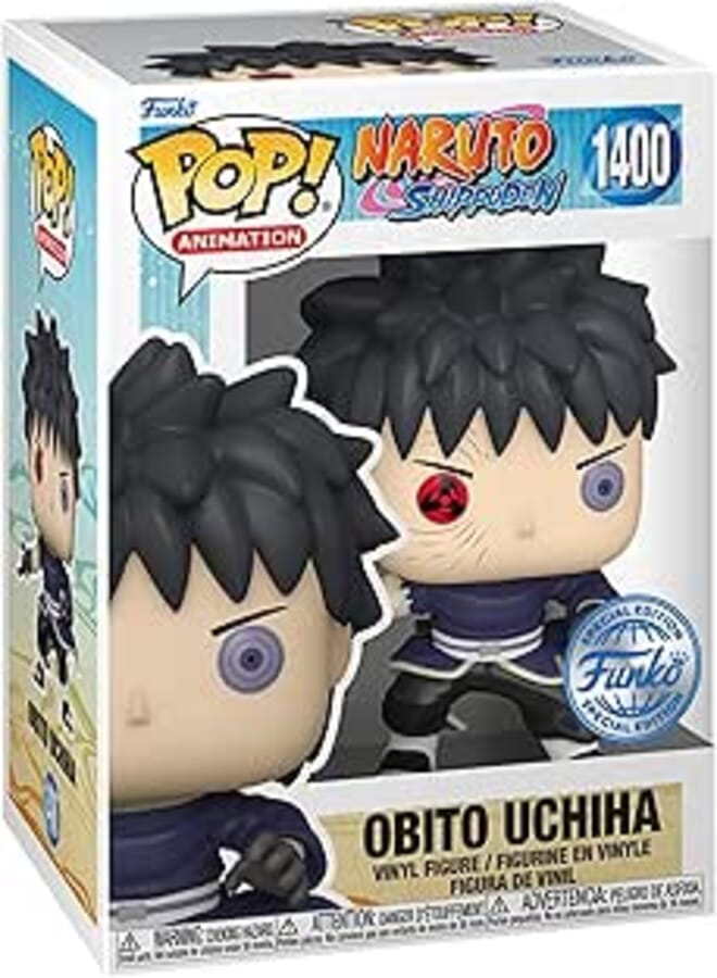 Funko Pop Naruto Obito Uchiha Tobi Unmasked Entertainment Earth Exclusive Vinyl Figure 68270