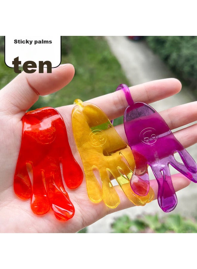 Murcia, Sticky Hand Toy, Elastic Extendable Adhesive Palm, Wall-climbing, Sticky Little Hand, Creative Prank, 0 Post, Nostalgic Small Toy - Image 1