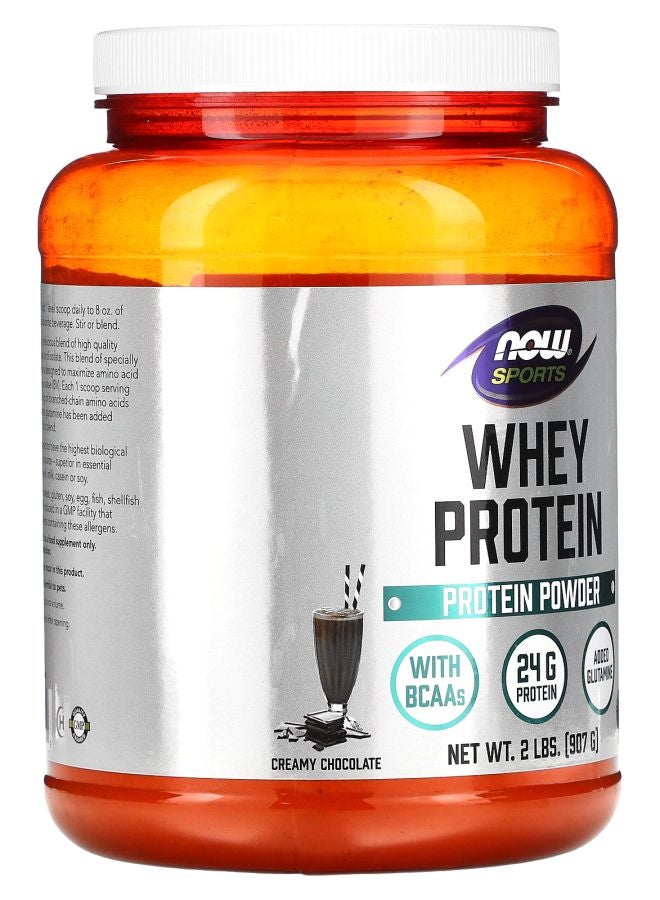 now Whey Protein Creamy Chocolate 2 lbs (907 g) - Image 2