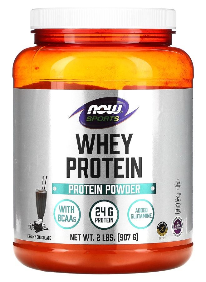 now Whey Protein Creamy Chocolate 2 lbs (907 g) - Image 1