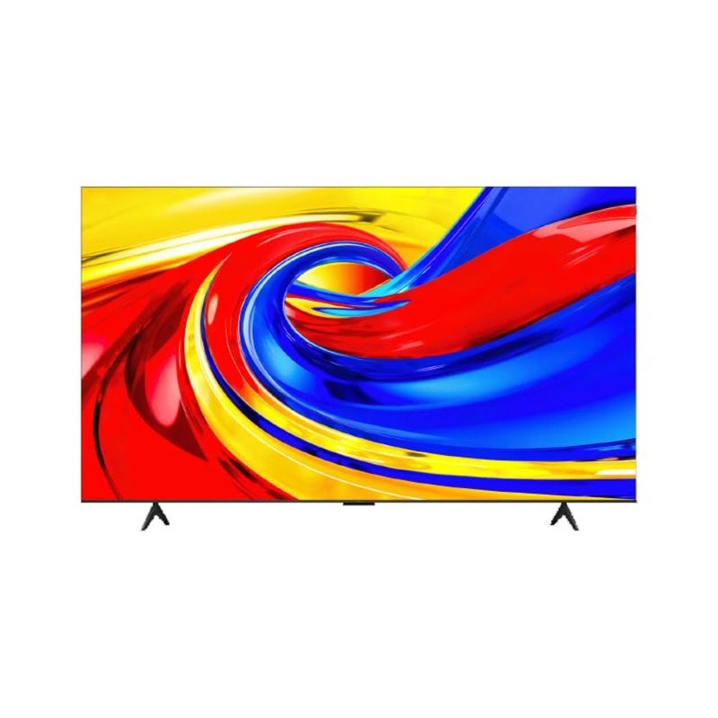 55-Inch 4K QLED Smart TV for living room, metal frame, black, 120Hz VRR and Dolby Atmos for immersive gaming and movie experience - Image 1