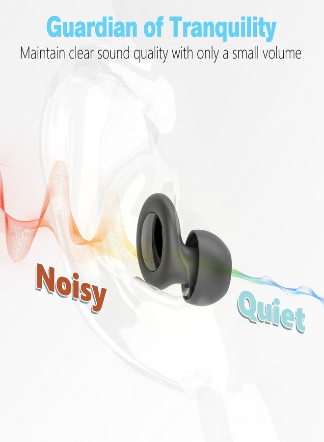 BOECIOG Ear Plugs for Sleeping Noise Cancelling – 30dB Reusable Silicone Earplugs with 8 Ear Tips & Case, Ideal Sleep Ear Plugs, Soft & Cozy Hearing Protection for Sleep, Concerts, Work, Travel & Focus - Image 3