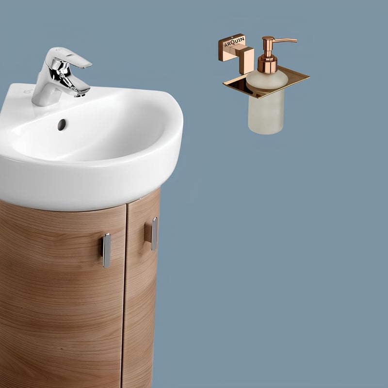 ARQUIN ARQUIN Aroma 304 Grade Stainless Steel Liquid Soap DispenserSoap DispenserBathroom Accessories Rose Gold Pack of 3  - Image 5