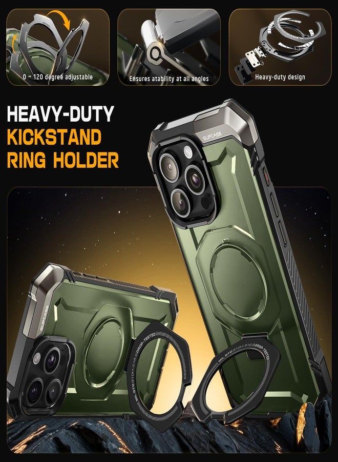 SUPCASE for iPhone 16 Pro Max Case with Camera Control Capture Button (Unicorn Beetle Grip), [Built-in Stand] [Compatible with MagSafe] Heavy Duty Magnetic Phone Case for iPhone 16 Pro Max, Guldan - Image 5