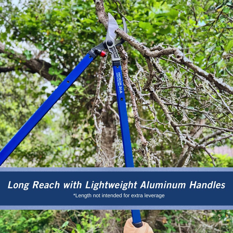 Hickok Heavy Duty Loppers for Tree Trimming â€“ 36" Branch Cutter & Pruning Shears with Long Handle | Lightweight Aluminum Tree Trimmer | Professional-Grade Pruner Made in USA - Image 5