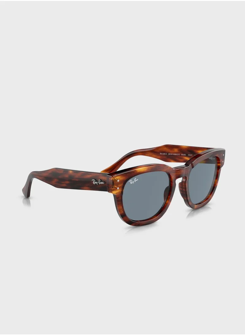 Ray-Ban 0Rb0298S Mega Hawkeye Sunglasses