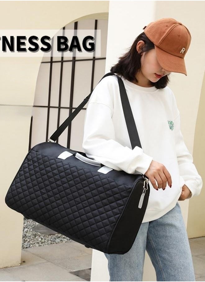WAOKN - Unisex New Messenger Bag Portable Large Capacity Gym Bag, Men's and Women's Sports Training Shoulder Bag Travel Luggage Bag Tote Bags Duffle Bag Handbag Sports Bag - Image 1