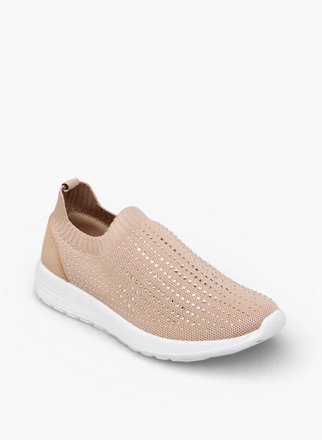 Flora Bella By Shoexpress Flora Bella Women Embellished Slip-On Sneakers