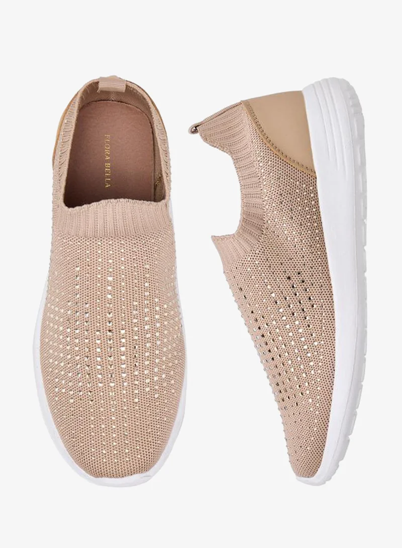Flora Bella By Shoexpress Flora Bella Women Embellished Slip-On Sneakers
