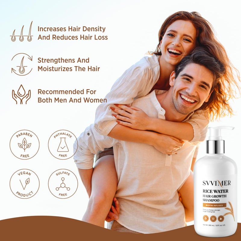 Svvimer Rice Water Shampoo and Conditioner - Image 4