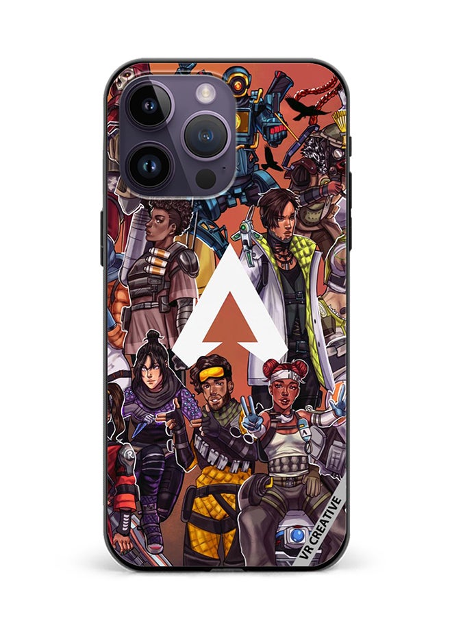 VR CREATIVE Protective Case Cover For Apple iPhone 15 Pro Apex Legends Whole Team Design Multicolour - Image 1