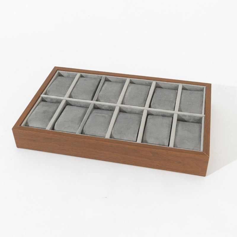 Flannel Watch Display Tray for Jewelry Organization