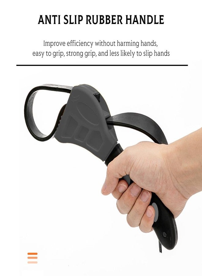 Glomora Strap Wrench, Oil Filter Wrench 50cm Length,Use as Jar Opener, Rubber Strap Wrenches Used by Mechanics, Plumbers - Image 5