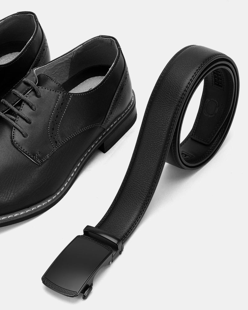 CHAOREN Mens Belt Leather Ratchet Belt - Customizable Fit, Effortless Style (35mm) - Image 5