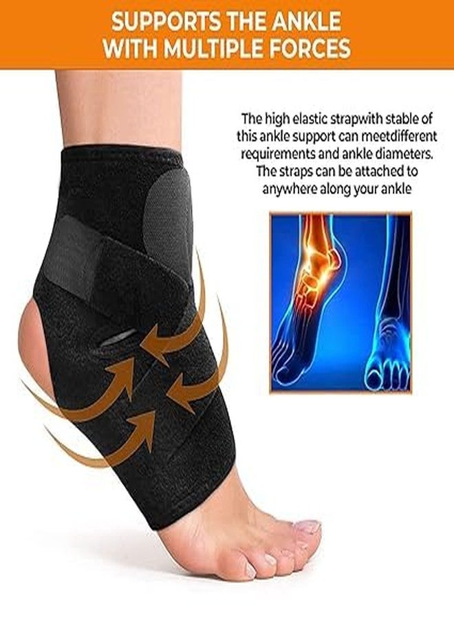 QP360 Neoprene Ankle Support For Pain Relief Ankle Brace For Women & Men Ankle Binder For Men Foot Support For Pain Relief Ankle Support For Men Ankle Cap Ankle Strap Ankle Belt - Image 4