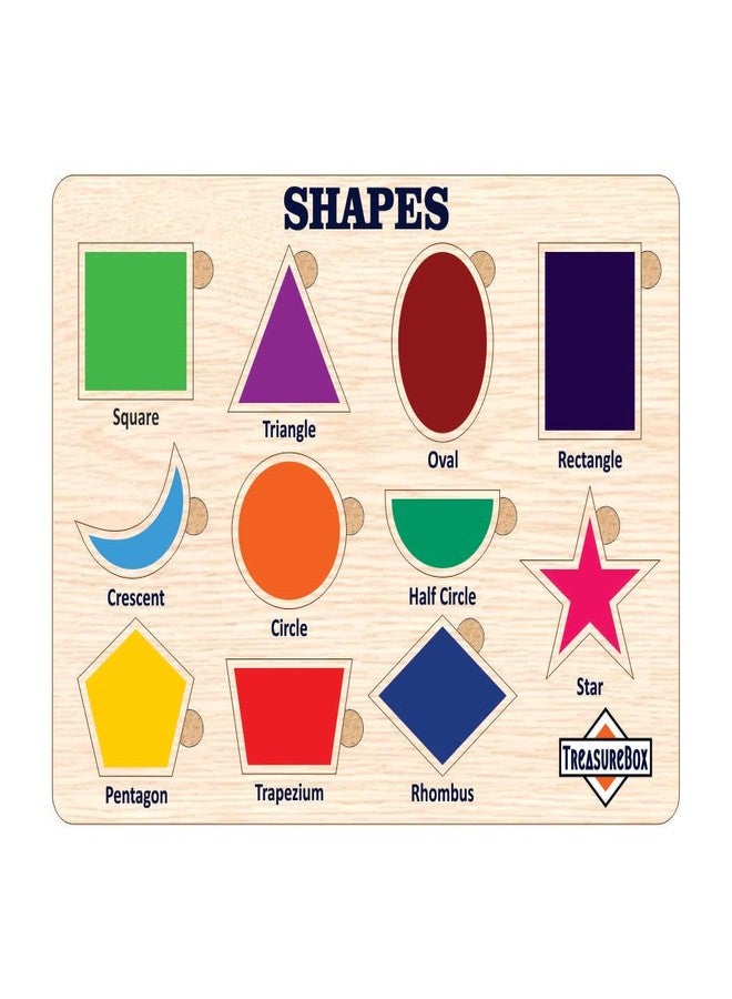 TreasureBox Wooden Puzzle Educational Board Learning Toy Tray for Kids, Size 22x30 cm (Combo 1) - Image 3