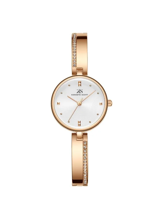KENNETH SCOTT Women's Alloy Analog Watch K23506-RBKW - 28 mm