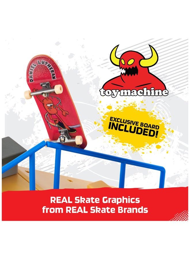 Tech Deck, Jump N' Grind X-Connect Park Creator, Customizable and Buildable Ramp Set with Exclusive Fingerboard, Kids Toy for Ages 6 and up Multicolor One Size - Image 2
