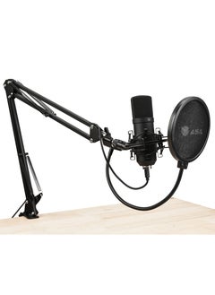 ASA Professional USB Studio Microphone, With Adjustable Arm Stand, Pop Filter, Shock Mount, For Streaming, Podcasting, Gaming, Voice-overs, Acoustic music  - Image 2