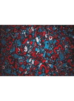 BEAM Doodle Red Gaming Mouse Pad  - Image 1