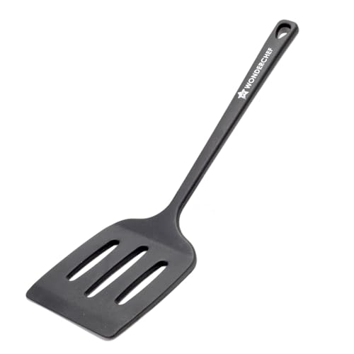 Wonderchef Waterstone Silicon Turner | Stainless Steel Core | Food Grade Silicone | Ideal Thickness | Use for Flipping, Turning, Scrapping, Mixing | Non-Stick, Flexible, Heat Resistant, Stylish Design - Image 1