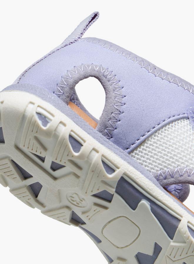 Barefeet Girls Hook & Loop Strap Sandals - Image 5