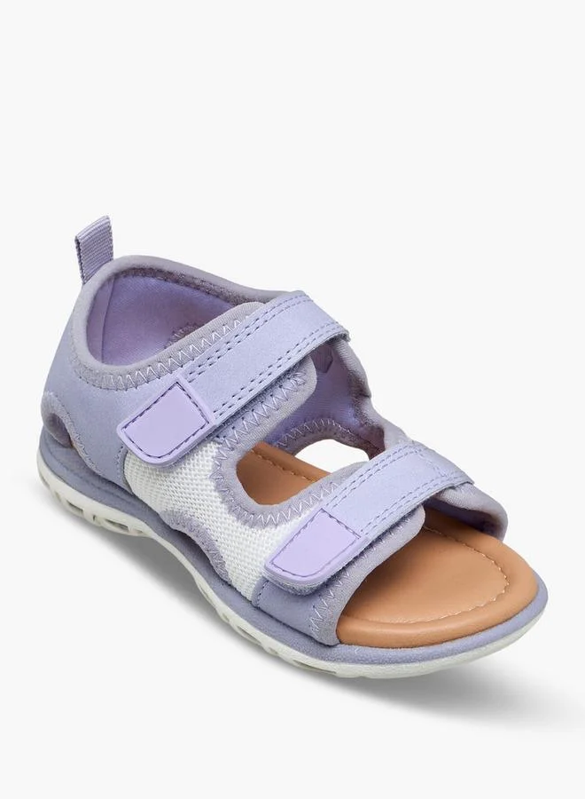 بيرفيت Girls Hook & Loop Strap Sandals