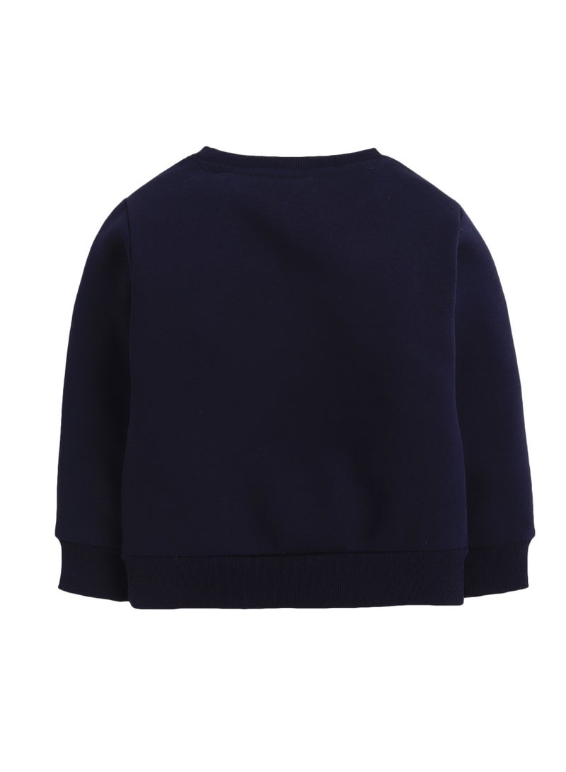 فكتور اند جين بلوزة أولادي كحلي بشعار لا تستسلم - Image 5