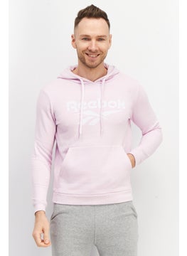 Reebok Men Sportswear Fit Outdoor Vector Hoodie, Pink  - Image 1