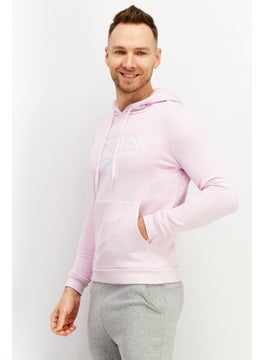 Reebok Men Sportswear Fit Outdoor Vector Hoodie, Pink  - Image 3