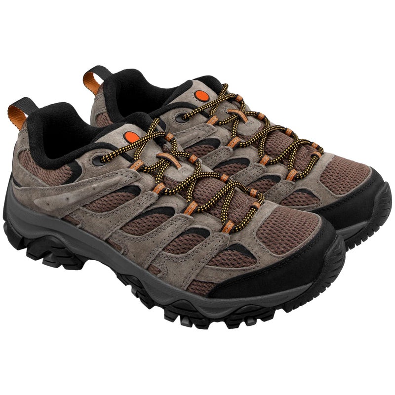 Endoto 2 Pairs Shoelaces for Merrell Moab Boots Replacement Round Shoe Laces Hiking Running Shoes Strings(Color:Black&YellowCombo,Size:48Inch) - Image 4