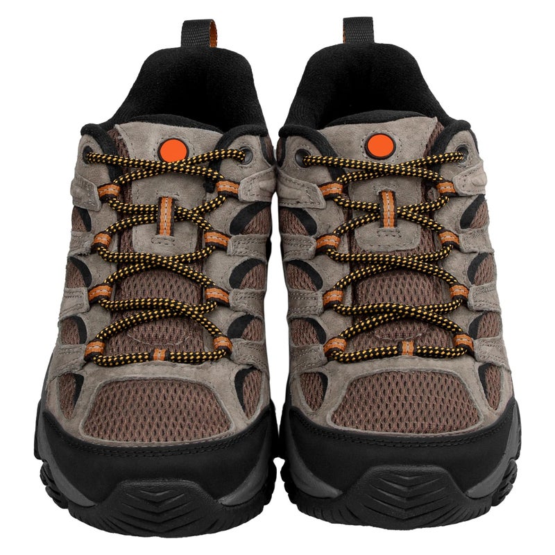 Endoto 2 Pairs Shoelaces for Merrell Moab Boots Replacement Round Shoe Laces Hiking Running Shoes Strings(Color:Black&YellowCombo,Size:48Inch) - Image 5