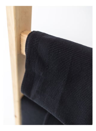 Waffle Kitchen towel (48x90) Black - pzsku/Z71E354BD7A87D16EA790Z/45/_/1734441319/3e07a16a-5442-4d2c-88b2-5bc28df704a4