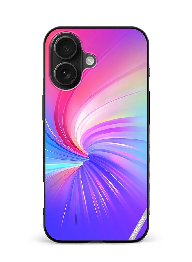 Protective Case Cover For Apple iPhone 16 Plus Layers Design Multicolour