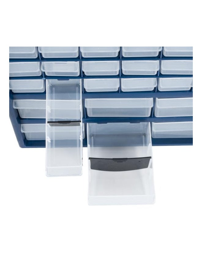 Stalwart - Plastic Storage Drawers 42 Compartment Organizer Desktop or Wall Mount Container for Hardware, Parts, Crafts, Beads, or Tools by Stalwart, 10 Targets - Image 1