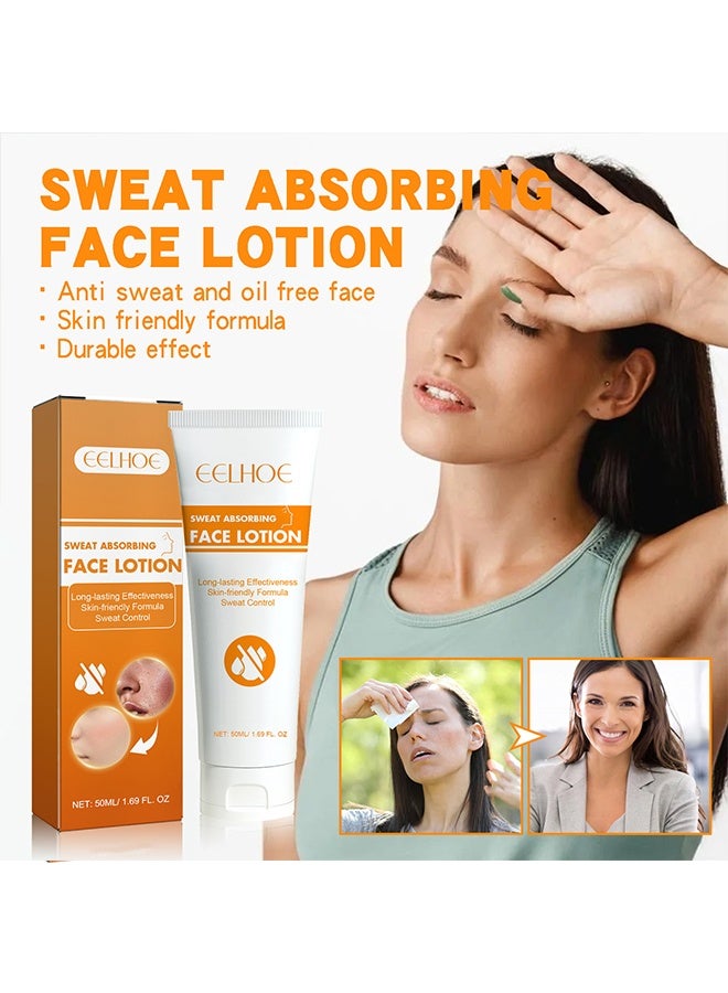 إيلهو لوشن يمتص العرق، فعال لفترة طويلة وصديق للبشرة، يتحكم بالعرق، مضاد للتعرق للوجه، لعلاج فرط التعرق والسيطرة على البشرة الدهنية، يحافظ على البشرة جافة ومنتعشة 50 مل - Image 2