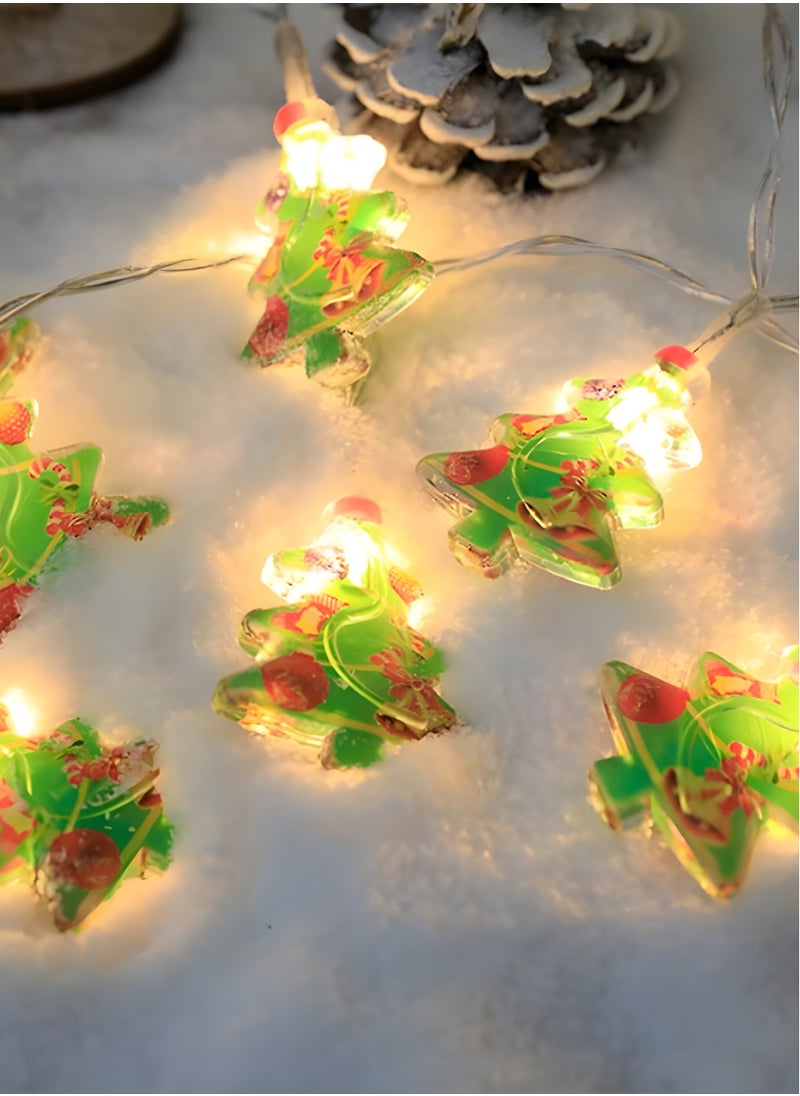 ZAFAA HOME Green Pine  Battery Operated LED String Lights – 6m with 40 Warm LEDs for Holiday, Outdoor, and Rustic Christmas Decor  - Image 4