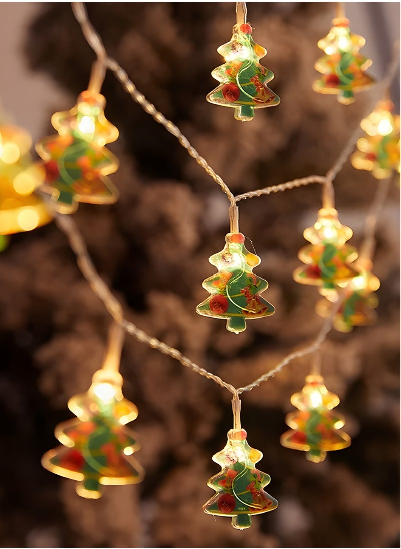 ZAFAA HOME Green Pine  Battery Operated LED String Lights – 6m with 40 Warm LEDs for Holiday, Outdoor, and Rustic Christmas Decor  - Image 5