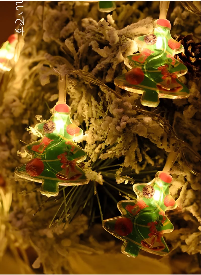 ZAFAA HOME Green Pine  Battery Operated LED String Lights – 6m with 40 Warm LEDs for Holiday, Outdoor, and Rustic Christmas Decor  - Image 2