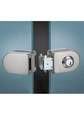 YDT GROUPS 3 Years Warranty Glass Double Door Lock One Side Key and One Side Knob Suitable for Sliding and Swing Doors with 3 Brass Computer Wave Keys Pack of 1 Pc - pzsku/Z71E3CB024AE374241B56Z/45/1746561380/63219646-f9f4-4cca-aded-6cec25033614