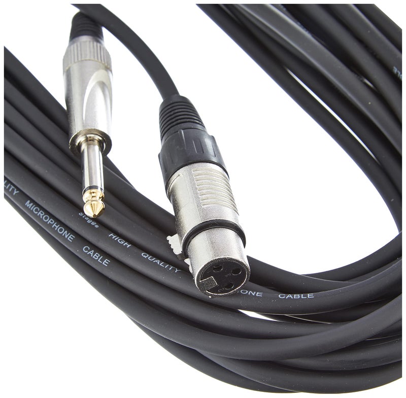 Stagg 33ft. Standard Mic cable - XLR/Phone plug - Image 3