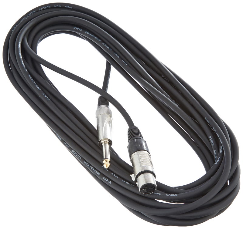 Stagg 33ft. Standard Mic cable - XLR/Phone plug - Image 1