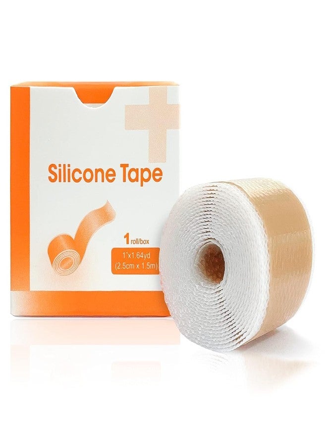 EASTHILL Silicone Scar (1" x 60"Roll), Soft Silicone Scar Tape for Scars Removal, Reusable Easy-Tear Silicone Painless Scar Removal for Surgery - Image 1